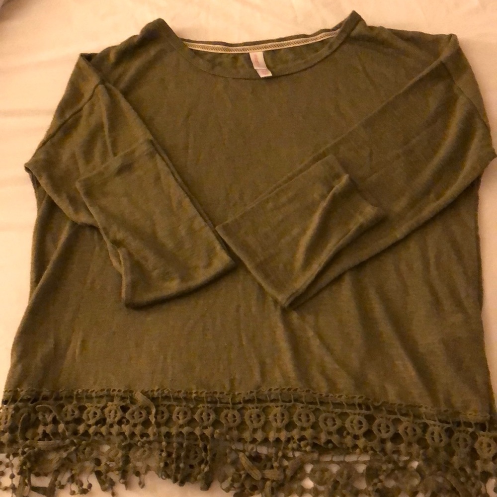 Green sweater